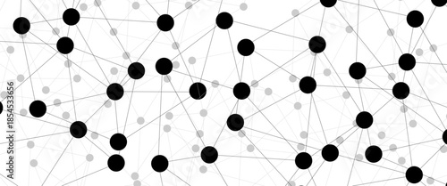 Abstract technology dot and line connection digital hi tech design concept background. Space for text. Vector illustration