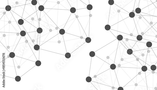 Abstract technology dot and line connection digital hi tech design concept background. Space for text. Vector illustration