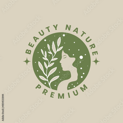 beauty  natural  wellness  spa  salon  logo vector symbol icon illustration minimalist design