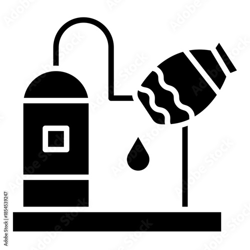 Oil Refinery Vector Icon