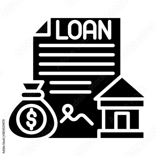 Loan Collateral Vector Icon