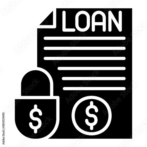 Loan Security Vector Icon