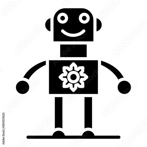 Robot Uprising Vector Icon