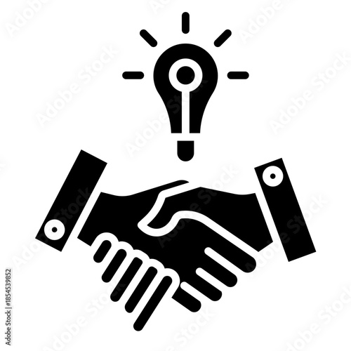 Cooperation Vector Icon