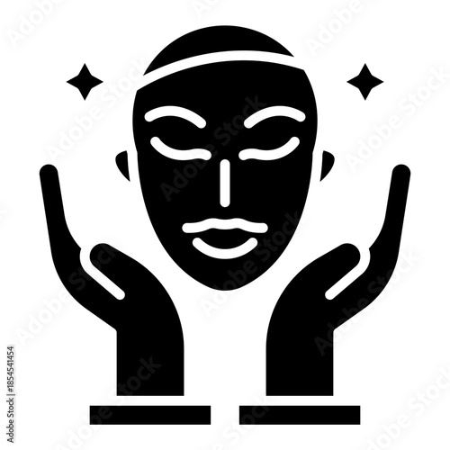 Facial Treatment Vector Icon