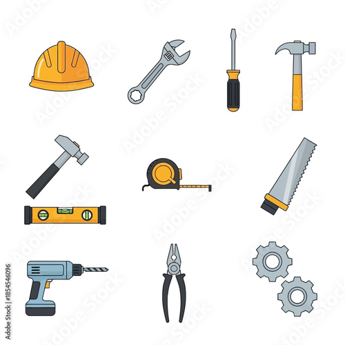 Construction and DIY Tools Collection
