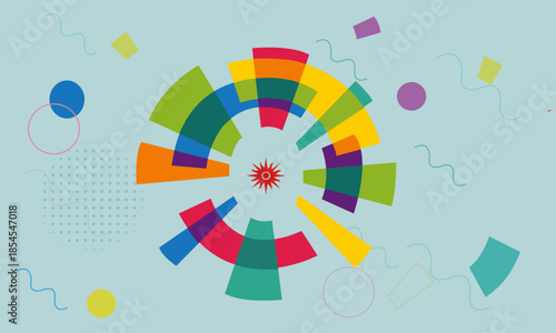 various types of sport competition 2018 with Racer, Runner, Player .Banner Flyer Brochure Fat design style vector. sport celebration game party oympic every four years 