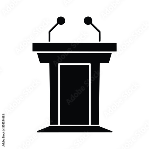 Public Speaking Podium Background