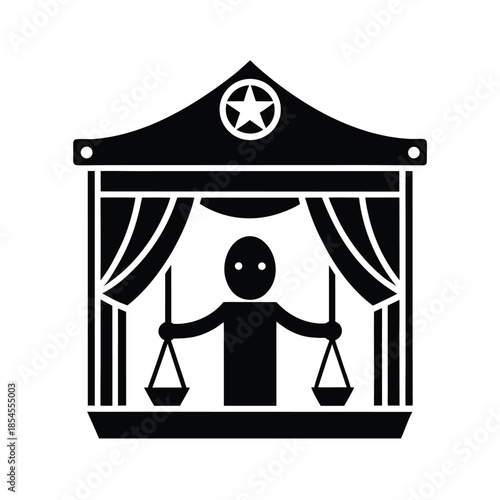 Puppet Stage Designer Theater Background