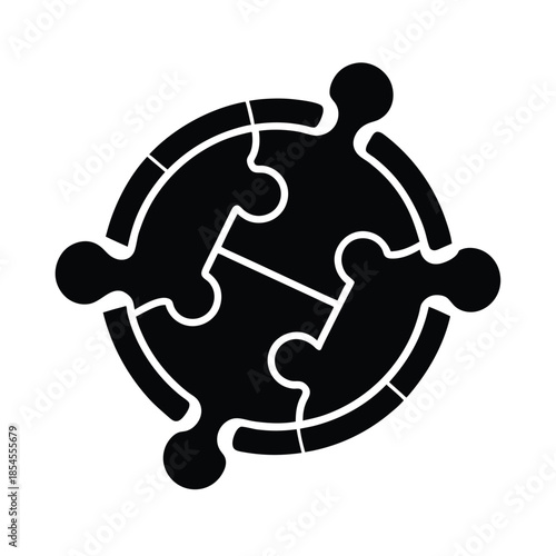 Puzzle Solving Strategy Concept Icon