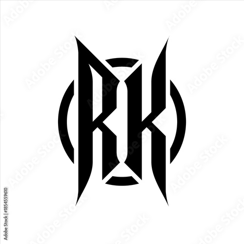 RK Monogram logo on white background