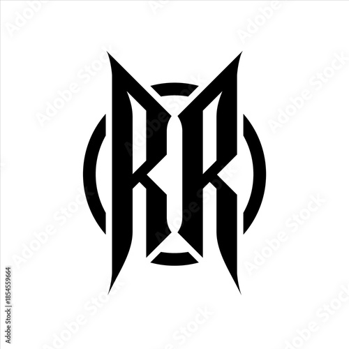 RR Monogram logo on white background