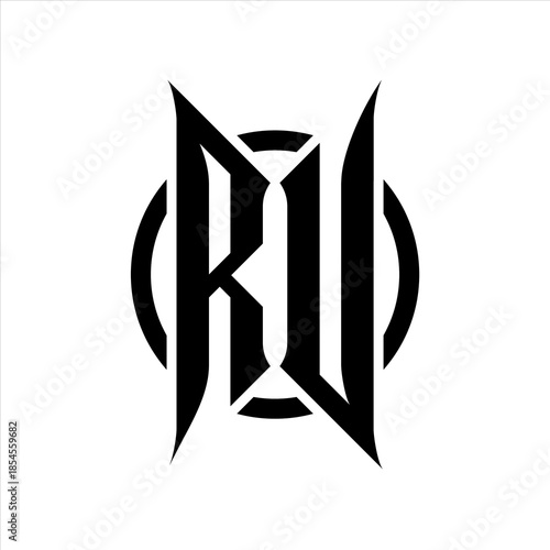 RU Monogram logo on white background