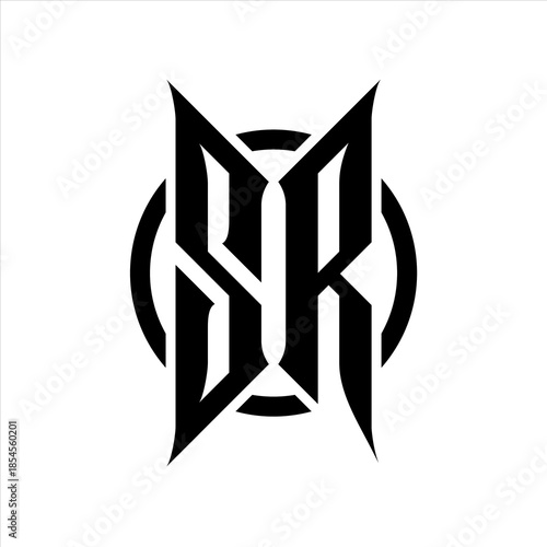 SR Monogram logo on white background