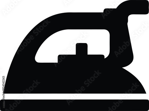 garment steamer silhouette vector illustration on transparent background