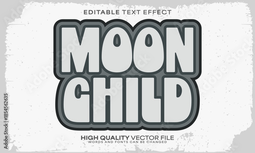 Retro vintage text effect, editable text effect and 80s 3d font style bold shadow neon poster design