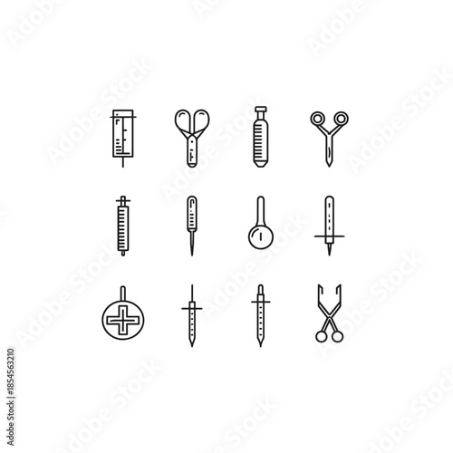 Suture Kit Line Art Healthcare Supplies