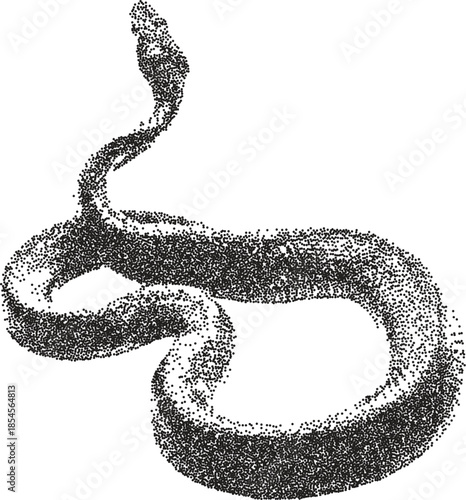 Snake y2k retro stipple art reptile brutalist halftone vector png transparent, serpent 2000s photocopy effect tattoo aesthetic