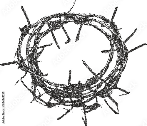 Spike y2k retro stipple art wire brutalist halftone vector png transparent, barbed 2000s photocopy effect tattoo aesthetic