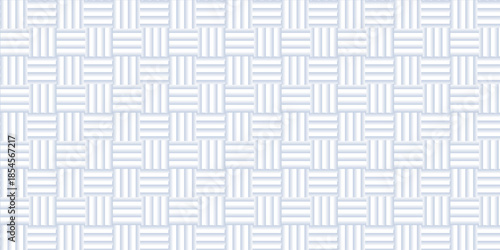 Seamless pattern with square fabric geometric pattern. Abstract ornament maze design. Futuristic minimal textile background. Modern design vector pattern.