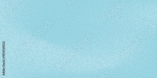 blue snow stippled curved gradient wave background. Grunge noise dotwork wallpaper. eps10