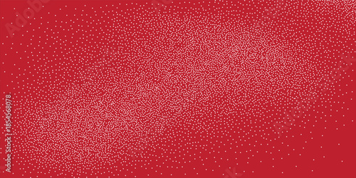 minimalist red stippled curved gradient wave background. Grunge noise dotwork wallpaper. red vector eps10