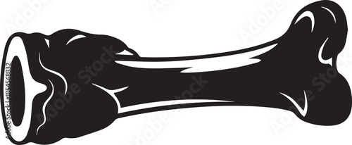 Illustrated dog bone toy