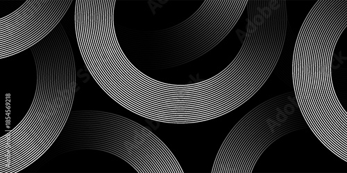 Abstract geometric black and white background. eps 10