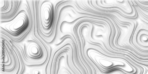 Abstract topography pattern seamless lines sea map modern design white and gray background. Abstract digital topographic contour map concept space geometric strip grid line. Natural discovery of maps.