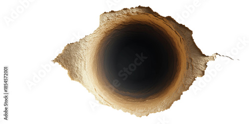 Tunnel Vision: An eye-level perspective inside a tunnel with its dark and mysterious interior.