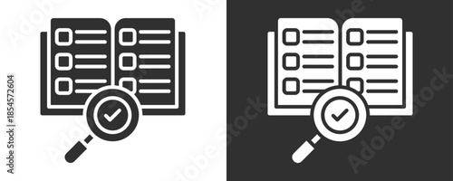 Proofreading Icon Set Vector Collection Isolated In Black And White