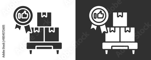 Guarantee Icon Set Vector Collection Isolated In Black And White