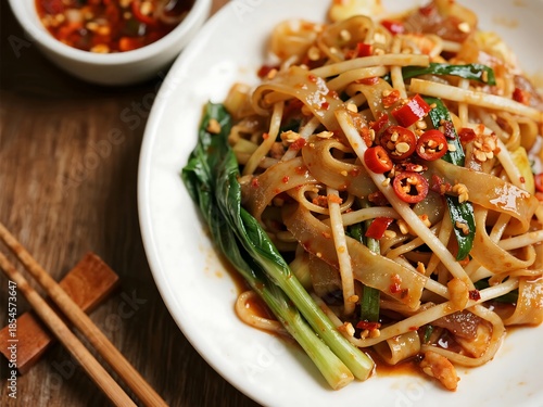 Pad Thai A stir-fried noodle dish