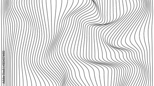 Soft abstract layers providing elegance for contemporary design applications