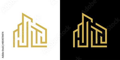 Modern JLT Lettermark Logo wi...