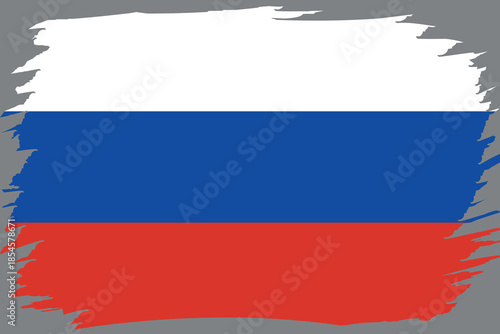 Flag of Russia. Russian national symbol in official colors. Template icon. Abstract vector background.