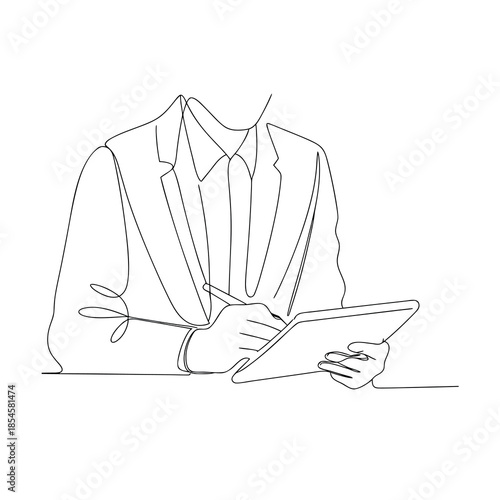 Person Using Digital Tablet