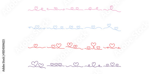 Continuous Line Heart Neon