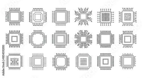 Collection of integrated circuit diagrams