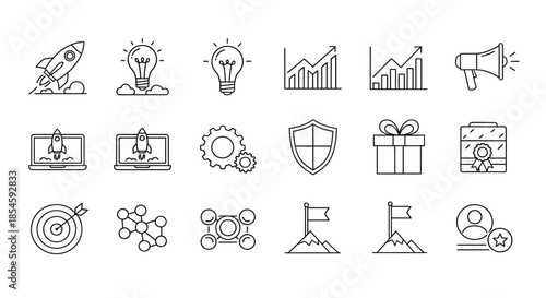 Business and innovation icons