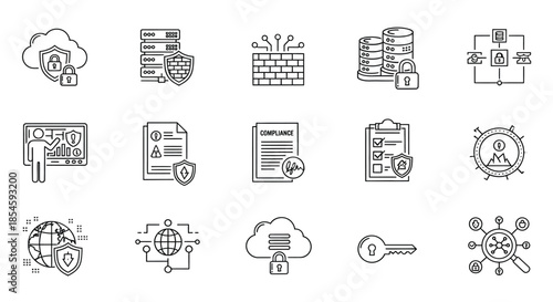 Illustrations of data security and privacy