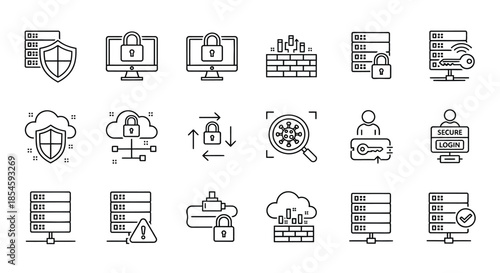 Illustrations of cybersecurity measures