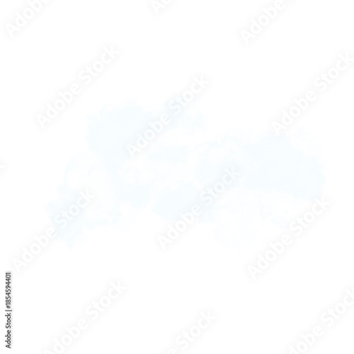 Thick White Cloud Formation Isolated for Design