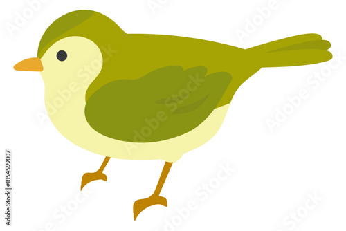 かわいいウグイスのイラスト