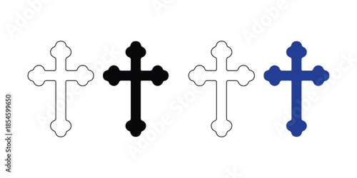 holly cross church vector
