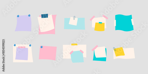 Flat Sticky Note Paper