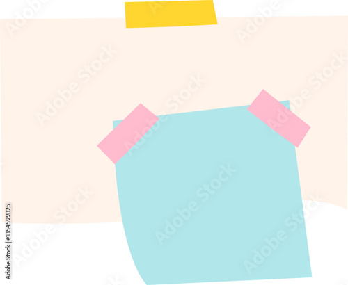 Flat Sticky Note Paper