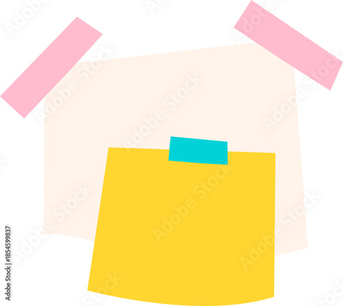 Flat Sticky Note Paper