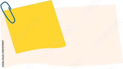 Flat Sticky Note Paper