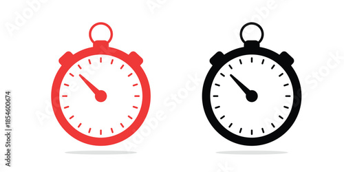 watch, clock timer vector icon